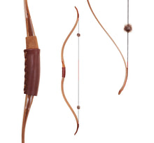 Load image into Gallery viewer, Red FOX Recurve Bow 50", horsebow, traditional archery bow, laminated bow, hunting bow