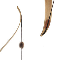 Load image into Gallery viewer, Black Fox Max Recurve Bow 52", hunting horsebow, traditional archery, wooden archery wod, laminated bow