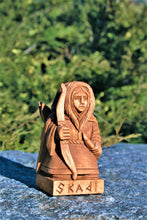 Load image into Gallery viewer, Skadi Goddess, Skadi Norse Goddess, skadi statue, norse goddess, norse pagan, pagan altar, viking statue, norse altar