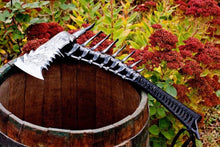 Load image into Gallery viewer, Forged ax, carbon ax, forged metal ax, hand forged ax, viking ax