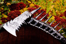 Load image into Gallery viewer, Forged ax, carbon ax, forged metal ax, hand forged ax, viking ax