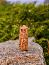 Load image into Gallery viewer, Loki statue, Loki Norse god, Loki wooden statue, paganism carvings, Asatru, Norse gods, norse pagan