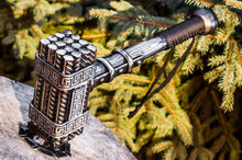 Load image into Gallery viewer, THOR hammer, Mjolnir metal hammer, forged hammer, thor forged hammer, grommsmen gift