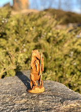 Load image into Gallery viewer, Sleipnir wooden statue, Odin horse, horse statue, Norse horse, viking statue, norse gods, norse pagan