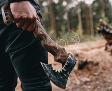 Load image into Gallery viewer, Dwarf small ax, throwing hatchet, viking ax
