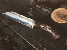 Load image into Gallery viewer, Traditional Norse Scramsax Viking Knife 40cm knife handmade