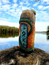 Load image into Gallery viewer, Loki statue, Loki Norse God Painted statue, norse pagan, norse gods, viking statue, pagan altar