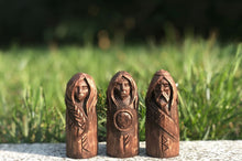 Load image into Gallery viewer, Norse Gods statue, viking statue, pagan statue, norse pagan, frigg statue, freyja statue, baldur statue, pagan altar