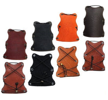 Load image into Gallery viewer, Leather archery arm guard, traditional archery, archery arm guard, archery protection, traditional archery bow