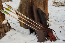 Load image into Gallery viewer, Traditional wooden arrows, wood arrows for recurve and longbow, traditional archery arrows, traditional archery