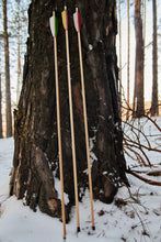 Load image into Gallery viewer, Traditional wooden arrows, wood arrows for recurve and longbow, traditional archery arrows, traditional archery