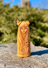 Load image into Gallery viewer, Sif statue, Sif Norse goddess, Sif wooden statue, viking statue, norse gods, norse pagan, asatru