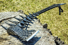 Load image into Gallery viewer, Hand Forged axe, custom carbon axe, fully metal axe, men gift
