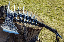 Load image into Gallery viewer, Hand Forged axe, custom carbon axe, fully metal axe, men gift