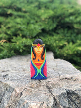 Load image into Gallery viewer, Saga statue, Saga Painted statue, Saga Norse goddess, norse goddess, norse pagan, pagan altar, viking statue