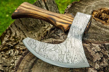 Load image into Gallery viewer, Viking pizza cutter ax, groomsmen gift, gift for him, 75th birthday gift, pizza slicer, handmade gift