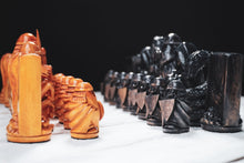Load image into Gallery viewer, Viking Chess set, Handcarved wooden chess set of Vikings