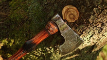 Load image into Gallery viewer, Vegvisir Bearded Ax, Handforged Scandinavian ax