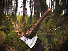 Load image into Gallery viewer, Viking Norse hatchet, Norse forged axe, viking axe