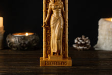 Load image into Gallery viewer, Nephthys Egyptian Goddess, Nephthys statue, ancient egypt gods, egypt gods, ancient paganism, pagan altar, egypt altar statue