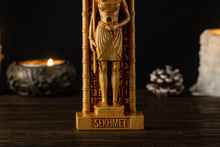 Load image into Gallery viewer, Sekhmet Egyptian Goddess, Sekhmet statue, ancient egypt gods, egypt gods, ancient paganism, pagan altar, egypt altar statue