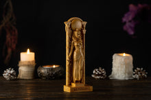 Load image into Gallery viewer, Nephthys Egyptian Goddess, Nephthys statue, ancient egypt gods, egypt gods, ancient paganism, pagan altar, egypt altar statue