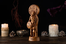 Load image into Gallery viewer, Lugh Irish God, Lug Irish Mythology, Lugh Celtic god, celtic gods, pagan statue, lugh statue
