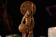 Load image into Gallery viewer, Lugh Irish God, Lug Irish Mythology, Lugh Celtic god, celtic gods, pagan statue, lugh statue