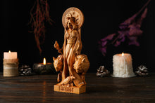 Load image into Gallery viewer, Melinoe Greek Goddess, Melinoe Greek mythology, Melinoe statue, greek goddess, greek altar, greek pantheon, pagan statue