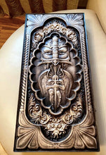 Load image into Gallery viewer, Viking Warrior Backgammon set, Viking Style Backgammon