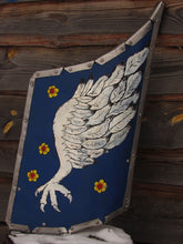 Load image into Gallery viewer, Hungarian Targe Shield Battle Shield, Hungarian Shield, medieval shield, custom shield, larp