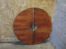 Load image into Gallery viewer, Viking shield, Viking Battle Shield with Norse ornaments, medieval shield, custom shield, norse shield, larp viking shield