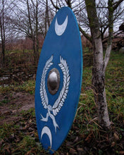 Load image into Gallery viewer, Clipeus Ancient Roman shield, Custom Shield, medieval shield, custom shield, larp