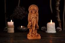 Load image into Gallery viewer, Lilith Wicca Goddess, Astaroth statue, Inanna wooden figure, wicca altar, lilith goddess, witch altar
