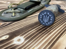 Load image into Gallery viewer, Tactical knife, Ukrainian Army knife, Navy knife, Forged knife, hunting knife, engraved knife, Ukraine shop, stand with Ukraine