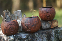 Load image into Gallery viewer, Sea shell ceramic mug, clay mug, coffee ceramic cup, pottery, handmade ceramic mug