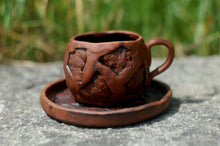 Load image into Gallery viewer, Handmade ceramic mug, ceramic mug, clay mug, coffee ceramic cup, pottery, handmade ceramic mug, helloween mug