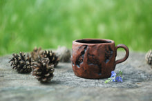 Load image into Gallery viewer, Handmade ceramic mug, ceramic mug, clay mug, coffee ceramic cup, pottery, handmade ceramic mug, helloween mug