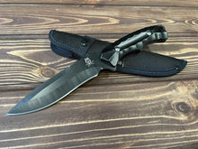 Load image into Gallery viewer, Tactical knife, viking knife, Forged knife, hunting knife, engraved knife, Ukraine shop, stand with Ukraine