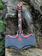 Load image into Gallery viewer, THOR Hammer, God of War Hammer, Kratos Hammer, God of War Real Hammer, Metal Hammer cosplay