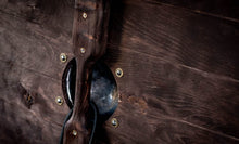 Load image into Gallery viewer, Fenrir Viking Shield, Fenrir medieval shield, custom shield, norse shield, larp viking shield, viking decor, battle shield, sca shield
