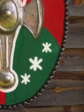 Load image into Gallery viewer, Celtic Battle shield, medieval shield, celtic warrior shield, celtic knot