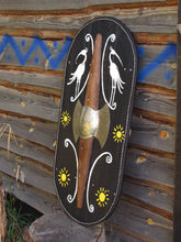 Load image into Gallery viewer, Celtic Battle shield, medieval shield, celtic warrior shield, celtic knot