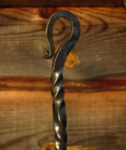 Load image into Gallery viewer, Medieval forged fork, viking fork, forged cutlery, medieval kitchen, viking cutlery