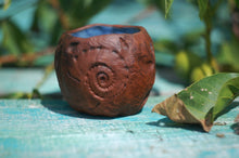 Load image into Gallery viewer, Sea shell ceramic mug, clay mug, coffee ceramic cup, pottery, handmade ceramic mug