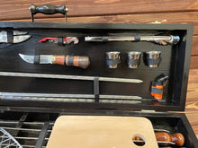 Load image into Gallery viewer, BBQ Skewers set, Fish BBQ, Stainless steel skewers, BBQ accessories, skewers for grill, bbq gifts, bbq tools, bbq set