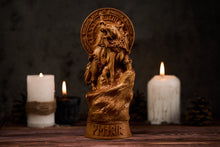 Load image into Gallery viewer, Fenrir Norse Wolf statue