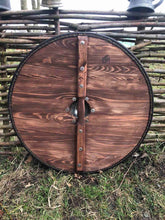 Load image into Gallery viewer, Yggdrasil Battle Shield Viking Armor Shield, medieval shield, custom shield, norse shield, larp viking shield