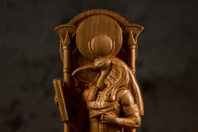 Load image into Gallery viewer, Thoth statue, Thoth Egypt God, Thoth Egypt figure, ancient egypt gods, egypt gods, ancient paganism, pagan altar, egypt altar statue