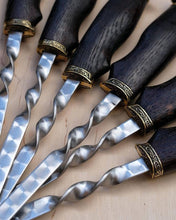 Load image into Gallery viewer, BBQ Skewers Wild Animal set, Stainless steel skewers, BBQ accessories, skewers for grill, bbq gifts, bbq tools, bbq set